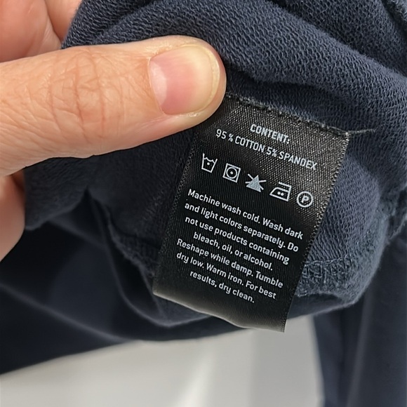 7 Diamonds Supima Mulholland Drive Hoodie Sweatshirt in Navy - Large - Picture 7 of 8